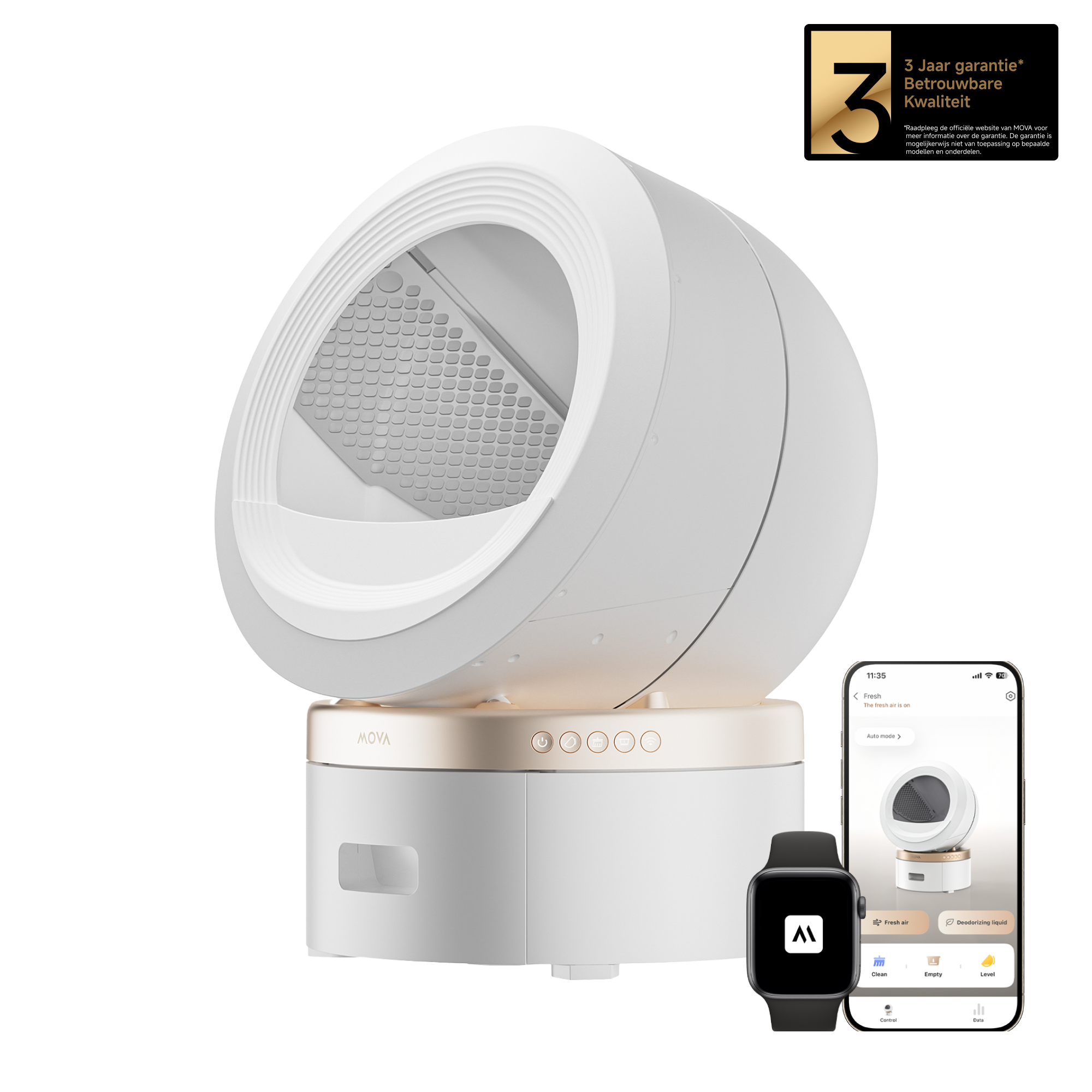 MOVA MeowgicPod LR10 Prime slimme kattenbak