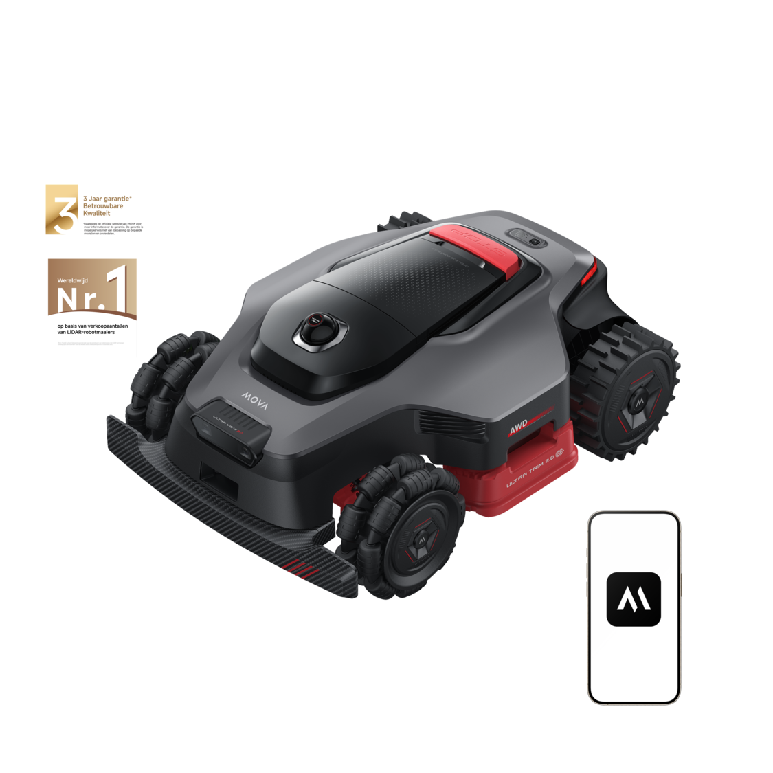 MOVA LiDAX Ultra AWD-serie Robotmaaier
