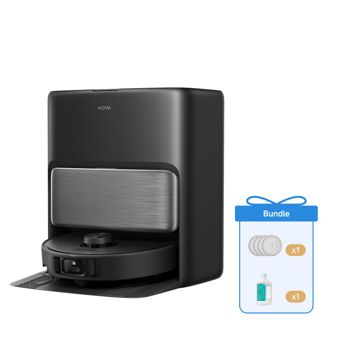 MOVA P70 Pro Ultra Robotstofzuiger + Dweilpad + 1L reinigingsmiddel