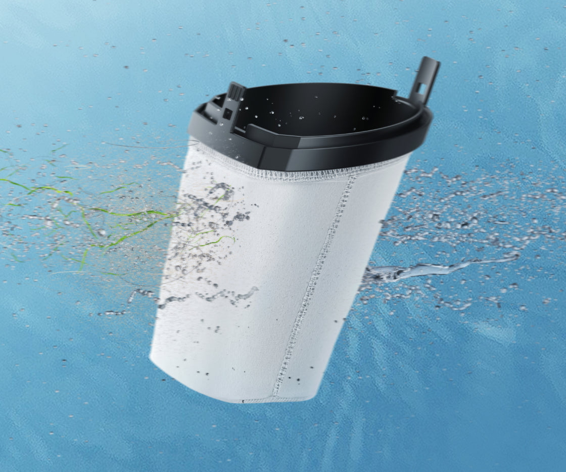 mova handler v10 30μm filterzak (ideaal voor modder, algen en haar) -