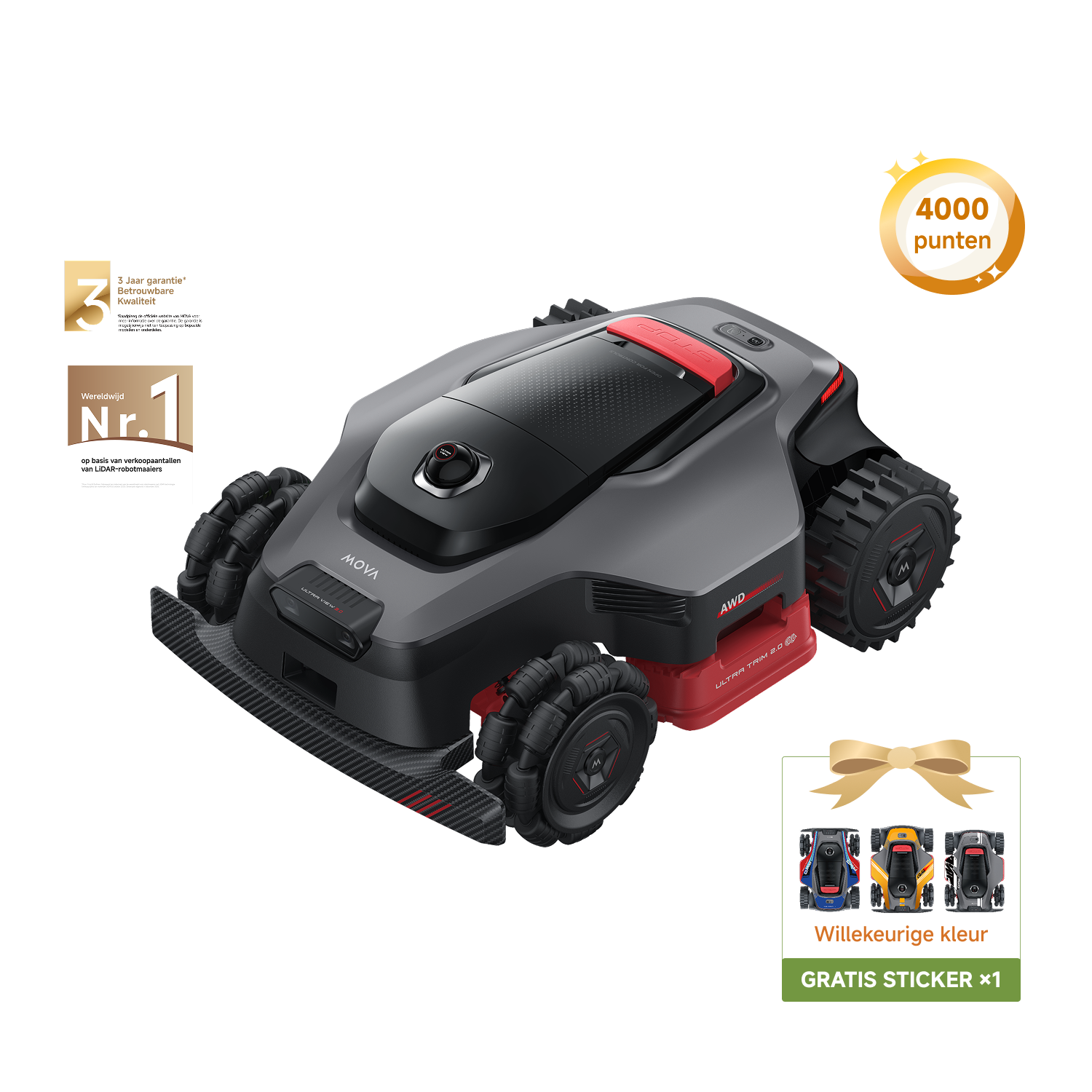 MOVA LiDAX Ultra AWD-serie Robotmaaier