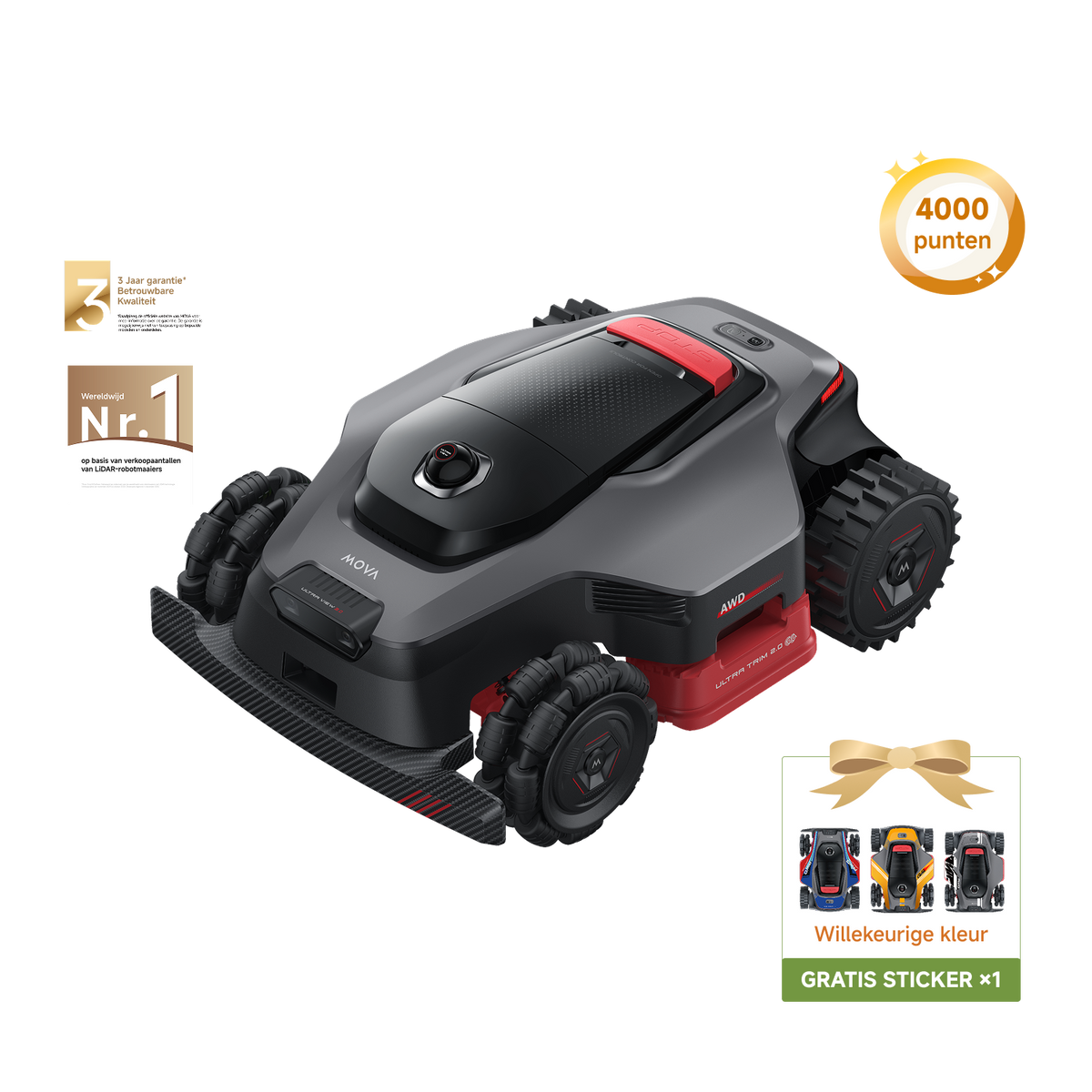 MOVA LiDAX Ultra AWD-serie Robotmaaier