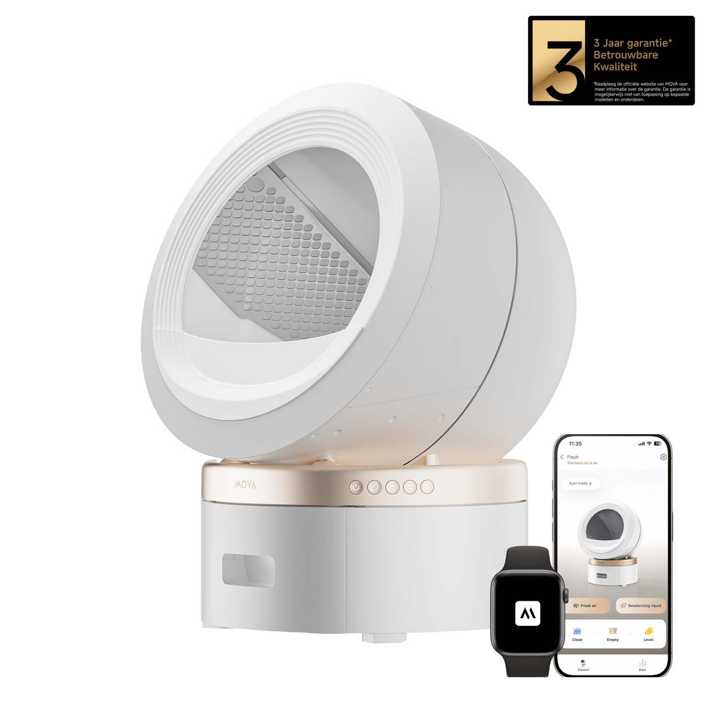 MOVA MeowgicPod LR10 Prime slimme kattenbak