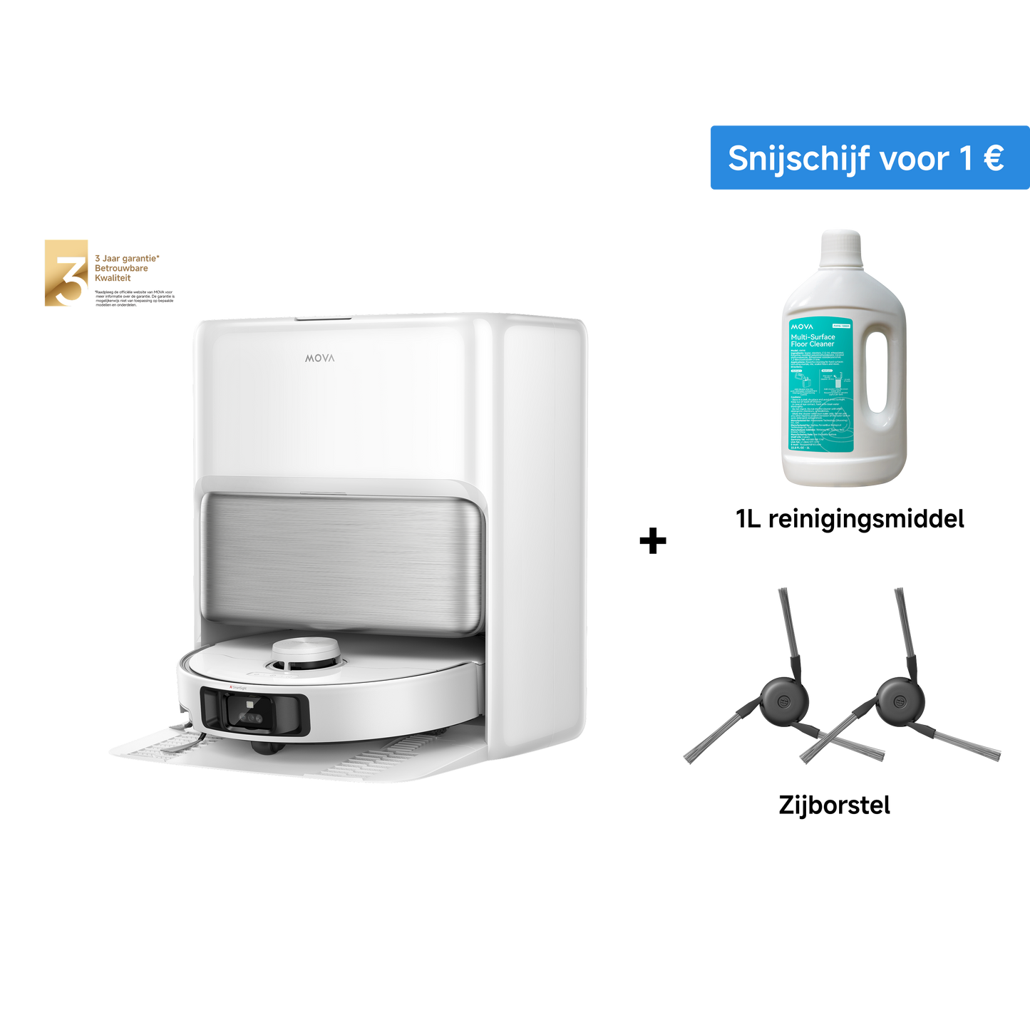 MOVA P70 Pro Ultra Robotstofzuiger Wit