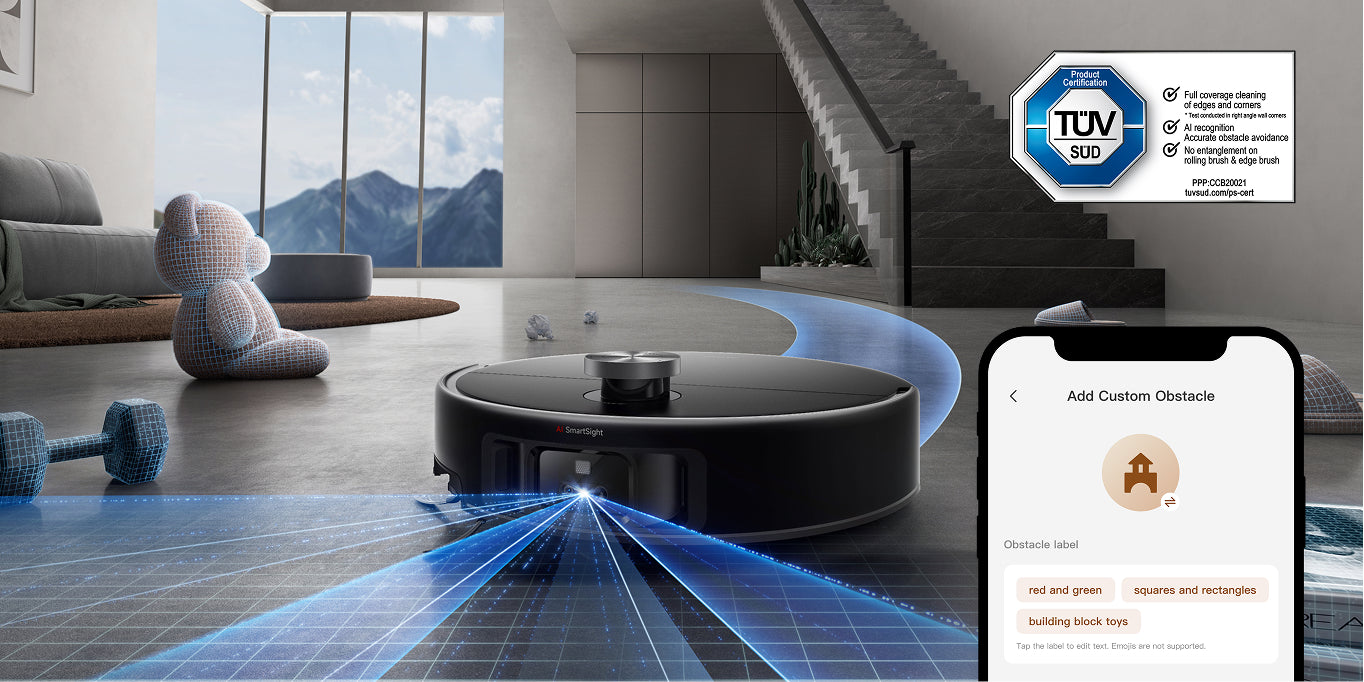 Dreame MOVA V70 Ultra Pure Robotstofzuiger Slimme obstakelvermijding &amp; app-bediening