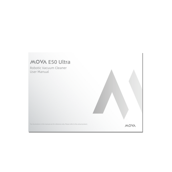MOVA E50 Pro Ultra Robotstofzuiger wit Gebruikershandleiding x1