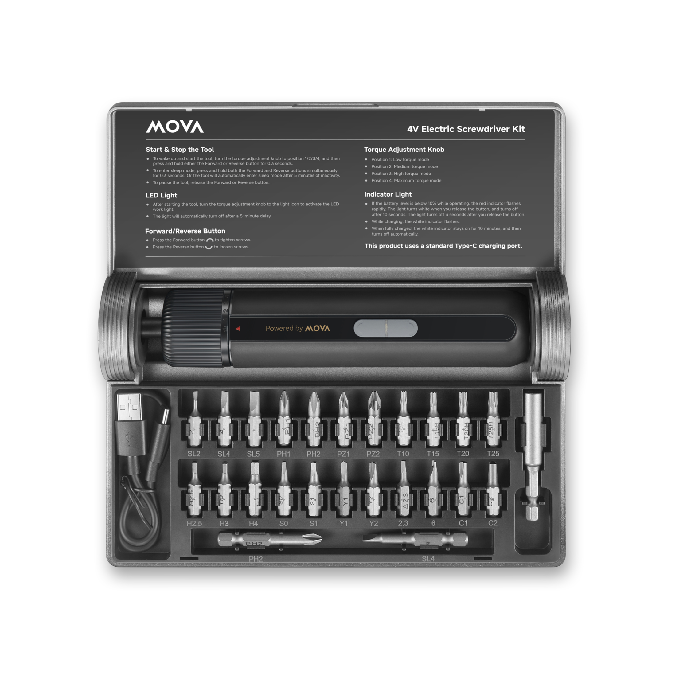 MOVA MSD008 4 V Elektrische schroevendraaier