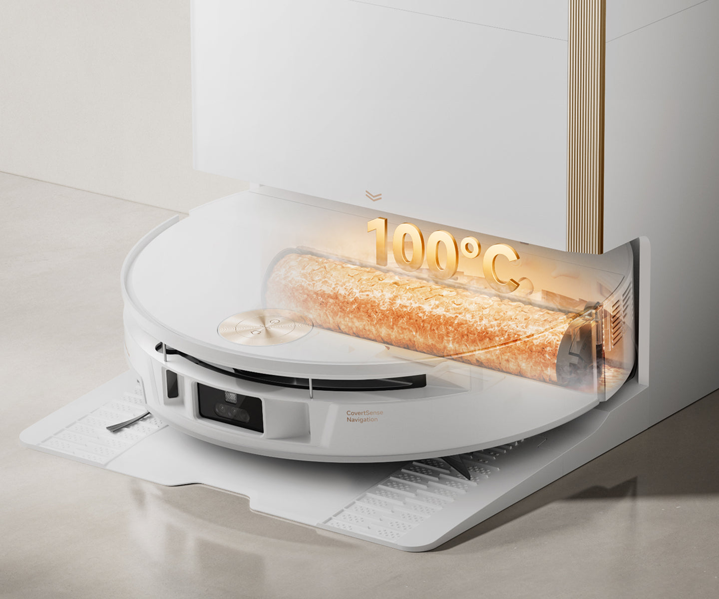 100 °C (212 °F)* Dweil wassen op hoge temperatuur - 