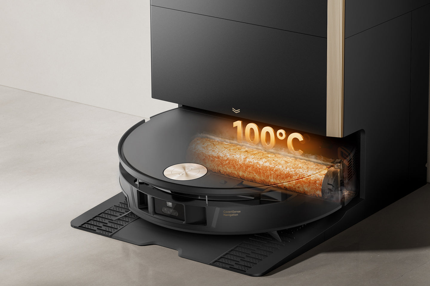 100 °C (212 °F)* Dweil wassen op hoge temperatuur