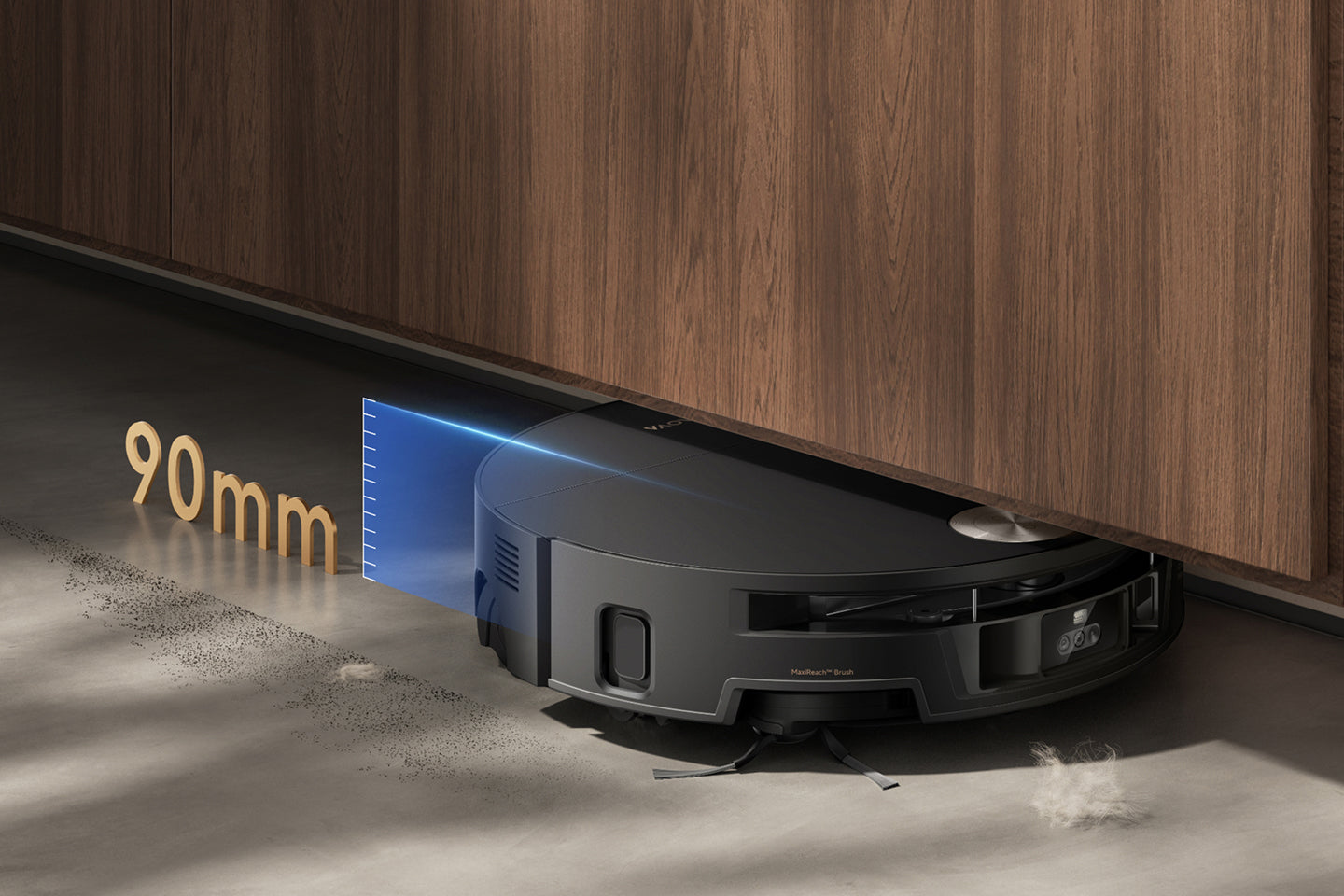 CovertSense™-navigatie met 90 mm (3,54 inch)* dunne robothoogte