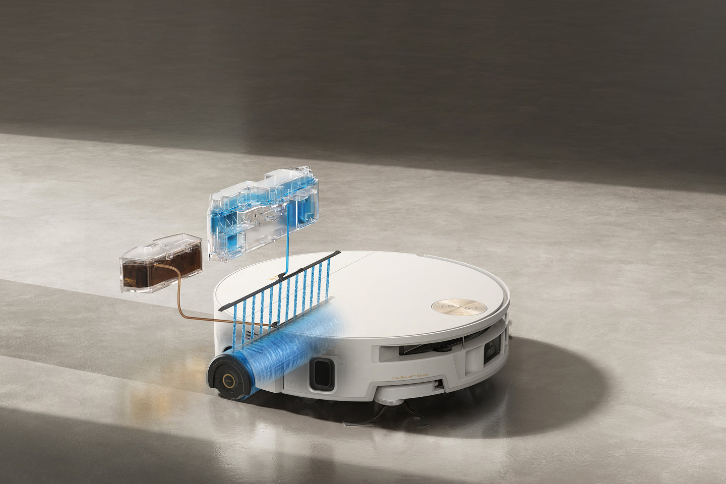 HydroForce™-dweil: grondige reiniging onder hoge druk met stromend water