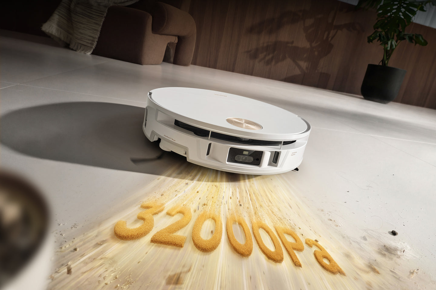 32.000 Pa* Krachtige zuigkracht