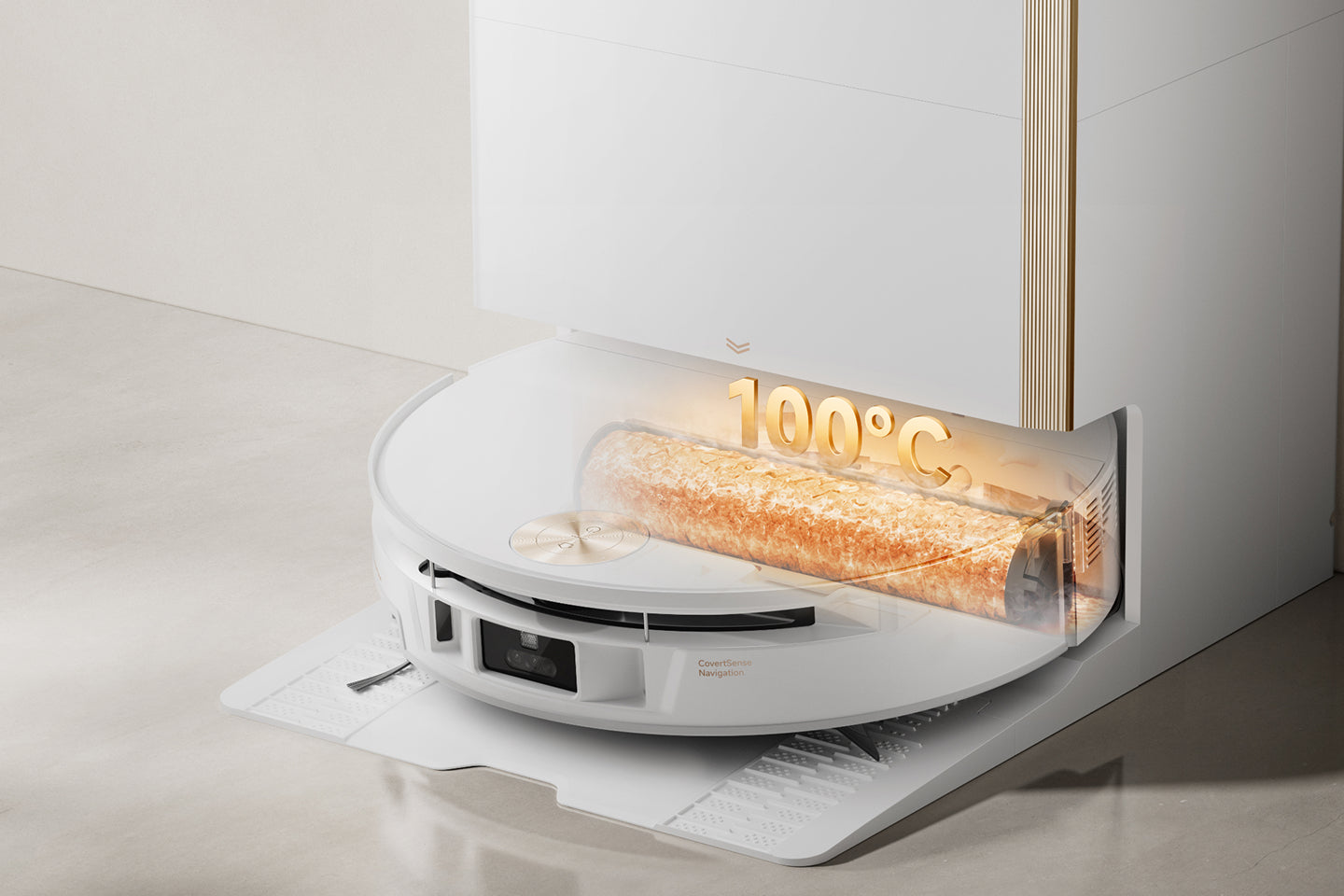 100 °C (212 °F)* Dweil wassen op hoge temperatuur