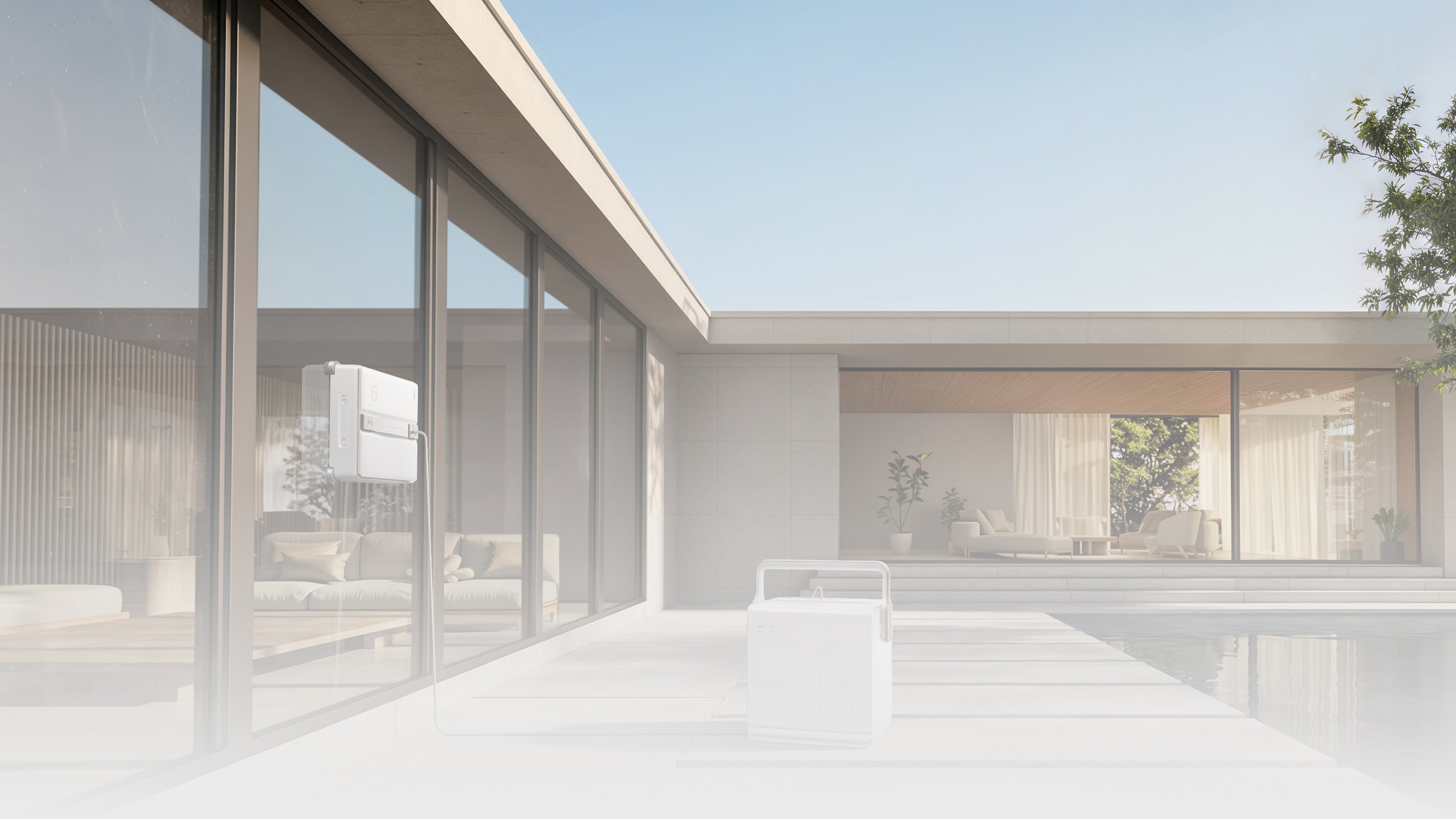 MOVA T1 Station Raamreinigingsrobot Uw mobiele hub: Veelzijdig BoostBay™-basisstation