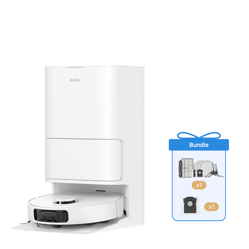 MOVA E30 Ultra Robotstofzuiger + Accessoirekit voor 1 jaar + Stofzak voor robotstofzuiger