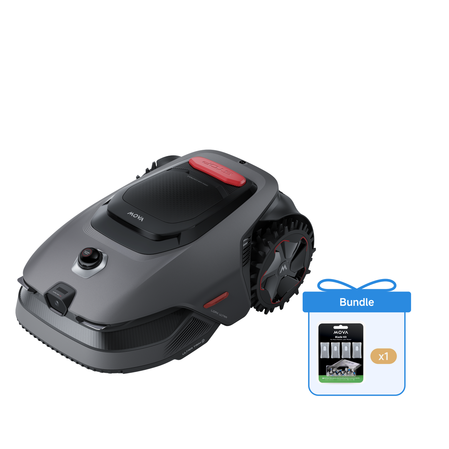 MOVA LiDAX Ultra 800 Robotmaaier + Vervangingsmessenset voor MOVA-robotmaaiers