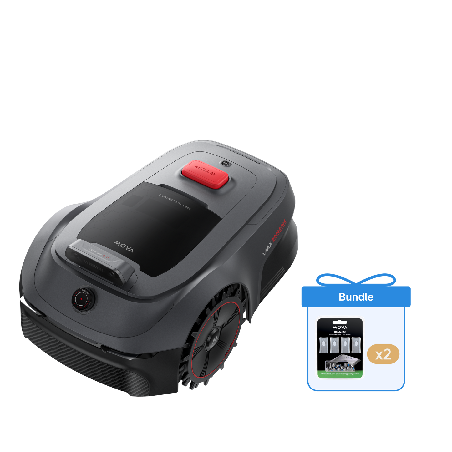 MOVA ViAX 500 Robotmaaier + Vervangingsmessenset voor MOVA-robotmaaiers