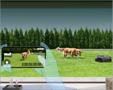 mova viax 250 trueguard live video en patrol voor tuinbeveiliging