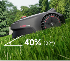 mova viax 250 40% hellingen 4cm obstakels en smalle paden