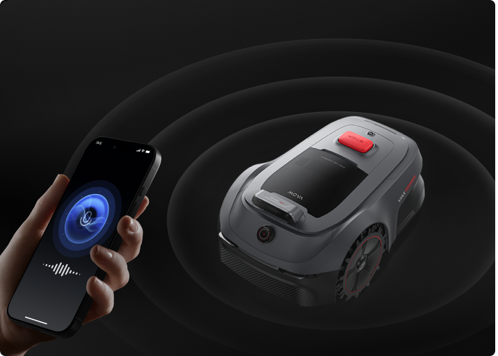 Live-audio - Spreek via de maaier om vreemden ervante weerhouden uw tuin te betreden.