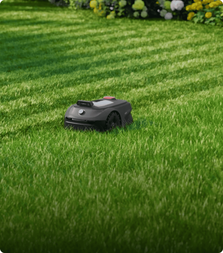 Uw hele gazon efficiënt in een U-vormig patroon maaien - 