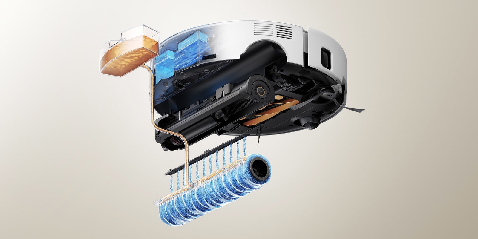 MOVA Z60 Ultra Roller Standalone dynamische waterjets voor duurzame reiniging van oppervlakken