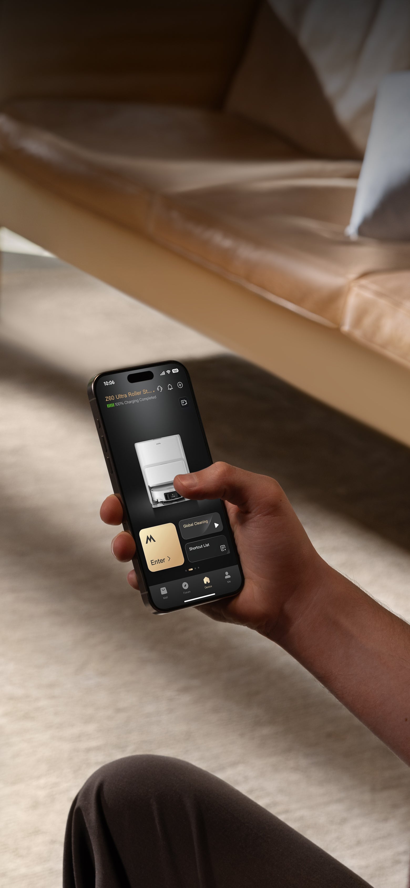 MOVA Z60 Ultra Roller Standalone jouw reiniging, in jouw handen